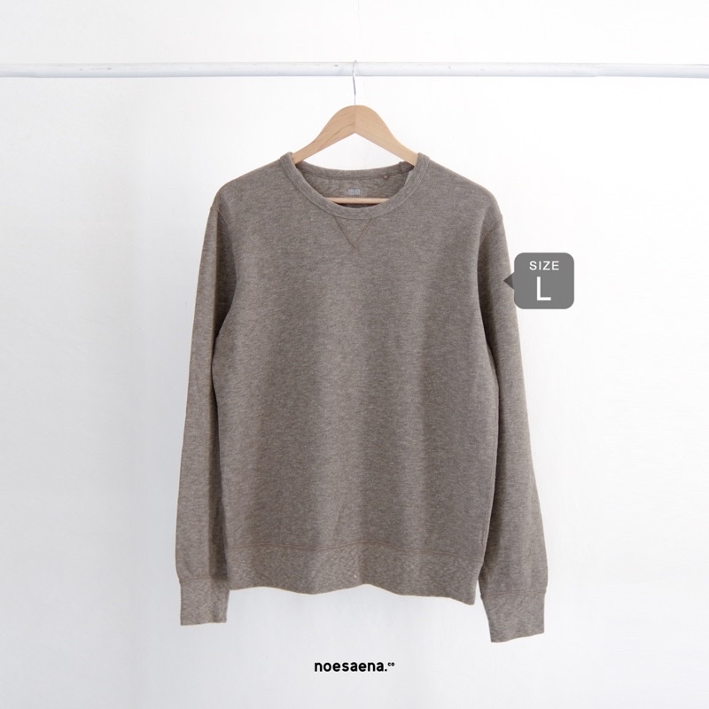 Uniqlo Crewneck Brown Misty