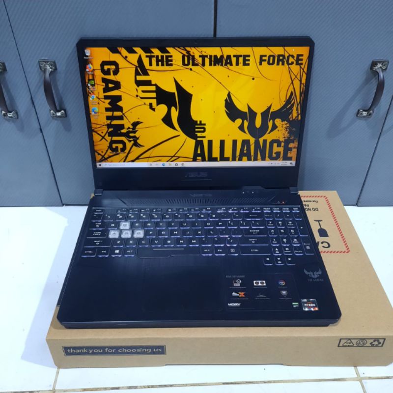 Laptop Asus TUF Gaming FX505DT Amd Ryzen 5-3550H Ram 16GB/SSD 256GB+1TB HDD Nvdia GTX1650 4GB+Amd Radeon Vega 8