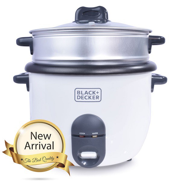 Black Decker Automatic Rice Cooker 1.8 Liter RC1860B1 | Shopee Indonesia