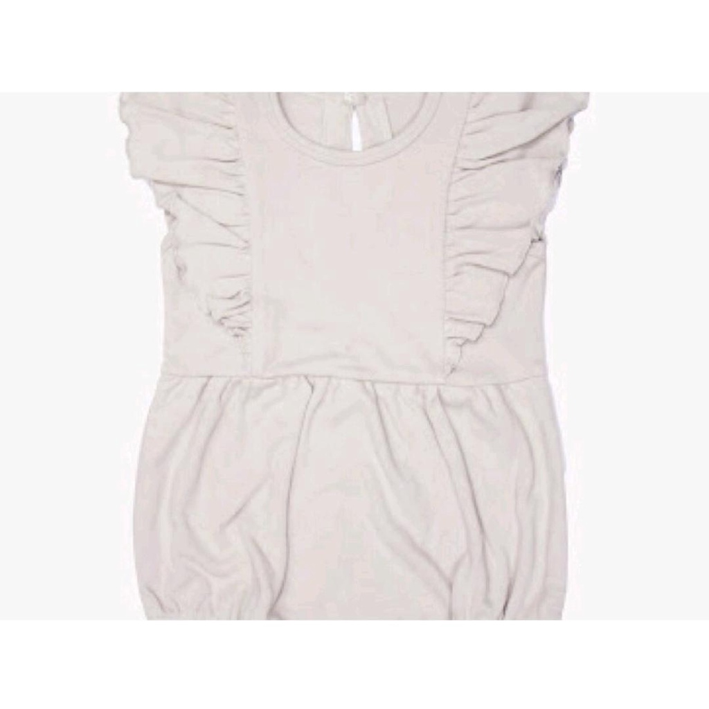 COTTON CUB RUFFLE ROMPER / ROMPER / JUMPER / FASHION