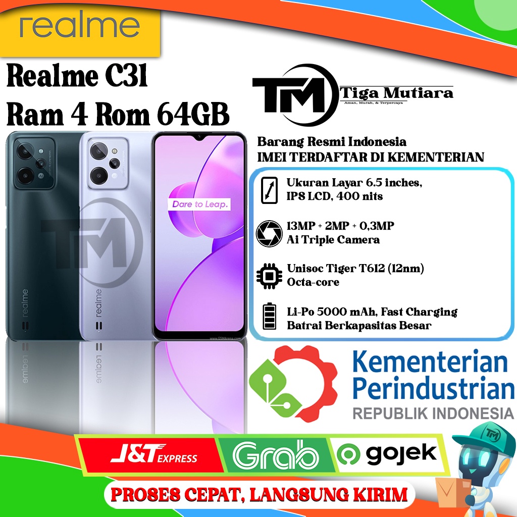 Realme C31 Ram 4 Rom 64GB
