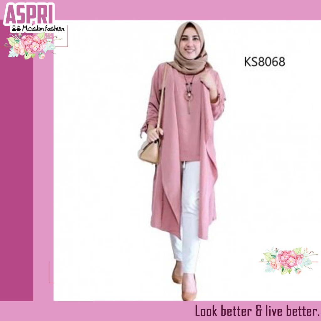 Busana Muslimah Tunik Cantik KS8068 ks8560