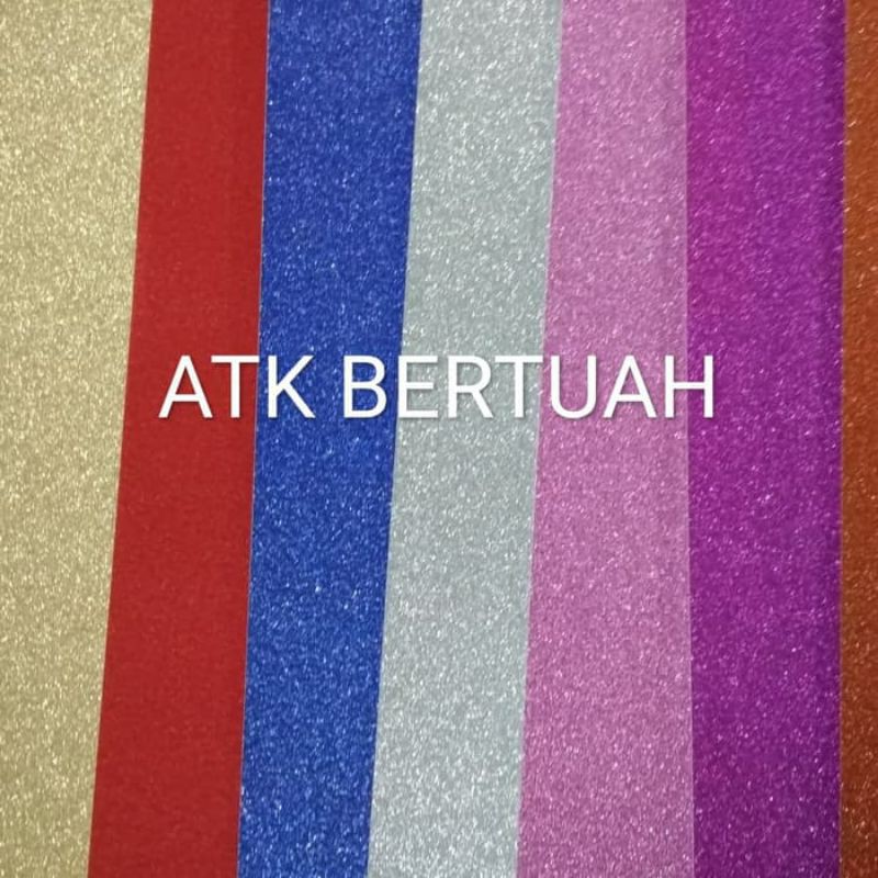 

RB GLITTER HOLOGRAPHIC GOLD SILVER PAPER SET A4 10 LEMBAR KERTAS KARTON EMAS PERAK KILAP KILAU