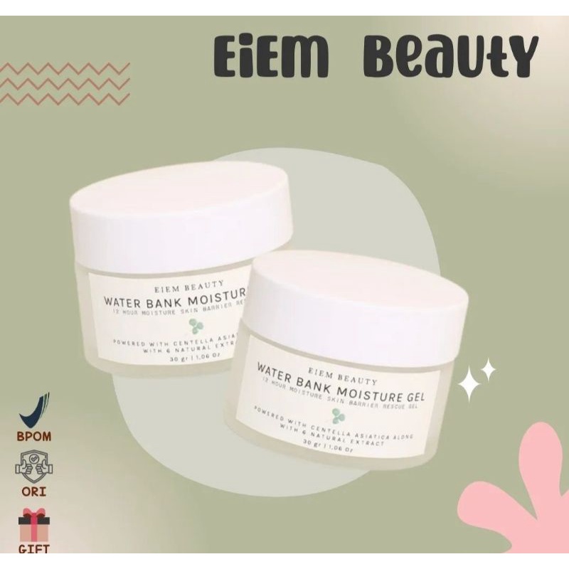 EIEM BEAUTY WATER BANK MOISTURIZER GEL SPF 50 VACCINE SUNSCREEN  CALM &amp; SOOTHING TONER ACNE RETINOL HYDRATING BOOSTER BRIGHTENING SERUM BARRIER CLEANSER