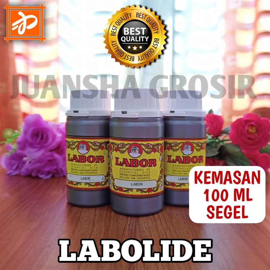 BIBIT PARFUM MURNI || LABOLIDE- FIXATIVE || LABOR || 100ML SEGEL || LABOLIDE ||FIXATIVE || FIXACTIVE