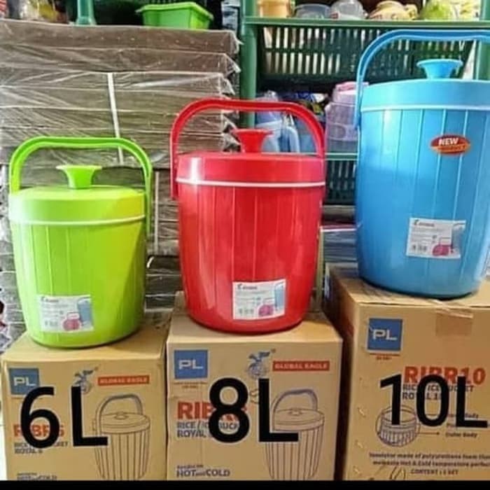 Termos Nasi 6 8 10 14 17 21 26 30 36 40 / Termos Es / Rice Ice Bucket