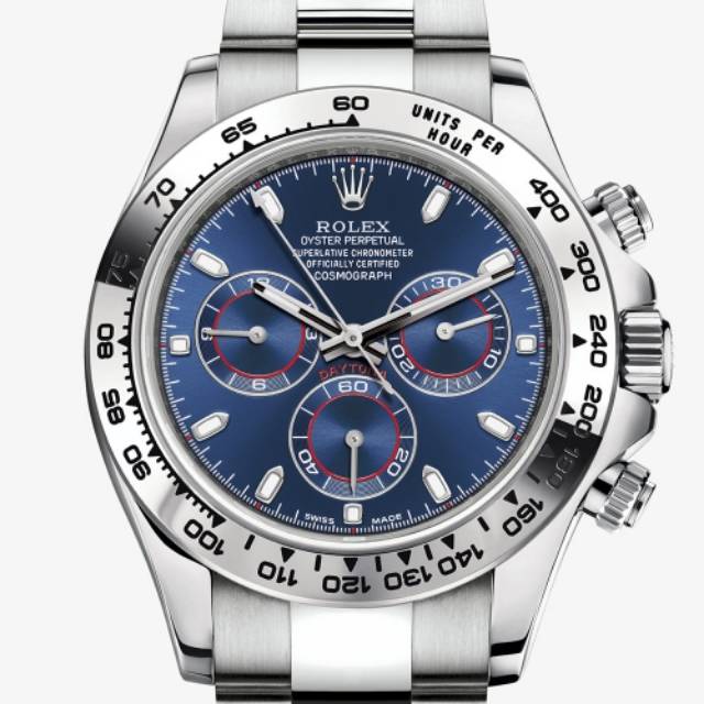 jam tangan pria rolex daytona cosmograph blue swiss eta 1:1 original
