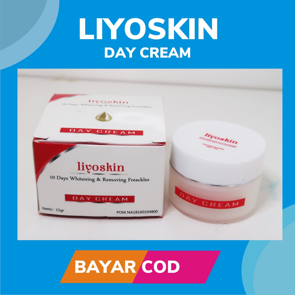 liyoskin day cream krim siang liyoskin krim siang pemutih wajah pencerah wajah penghilang flek hitam