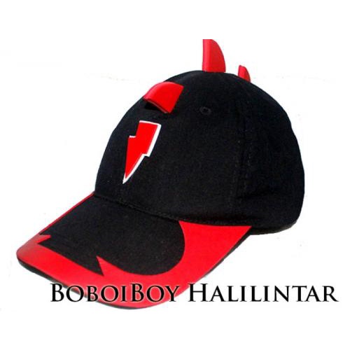 BAJU ANAK LAKI LAKI BOBOIBOY SETELAN GRATIS TOPI / KOSTUM BOBOIBOY HALLINTAR / BAJU BOBOIBOY / KOSTUM BOBOIBOY TOPI