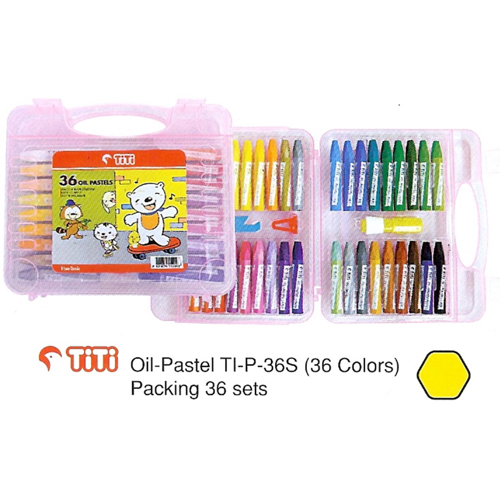 Crayon Titi / Oil Pastel Titi Isi 36 Warna