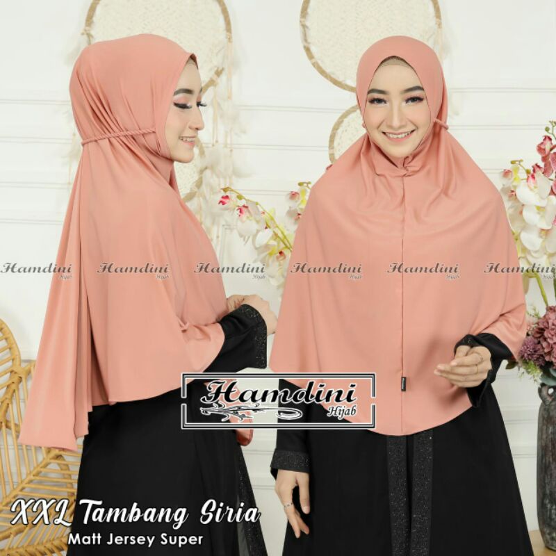 Jilbab Khimar Instan Syari Siria Tali Tambang Ori SS Scraft