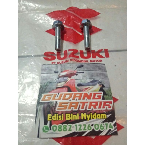 Baut kaliper master rem depan suzuki satria 2t satria fu smash shogun ori sgp