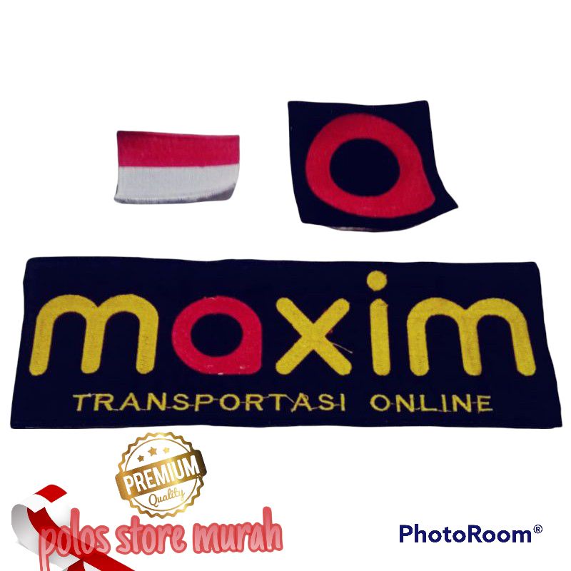 Bordir logo Maxim emblem Maxim(3 pcs)
