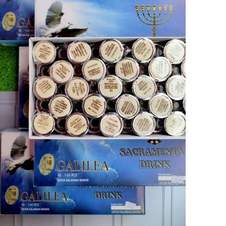 

FG5♛ GALILEA isi 100 ( Non Alkohol ) / Roti Ayat khusus Perjamuan Kudus SEGERA BELI