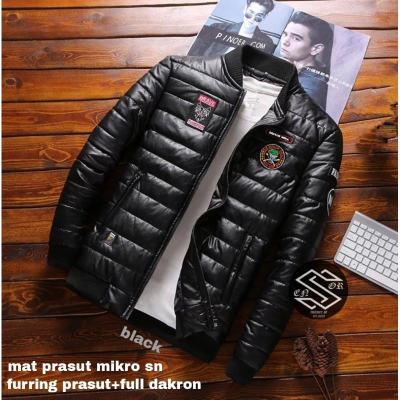 bomber kmbung sensor full furing snsr jacket parasut mikron jaket