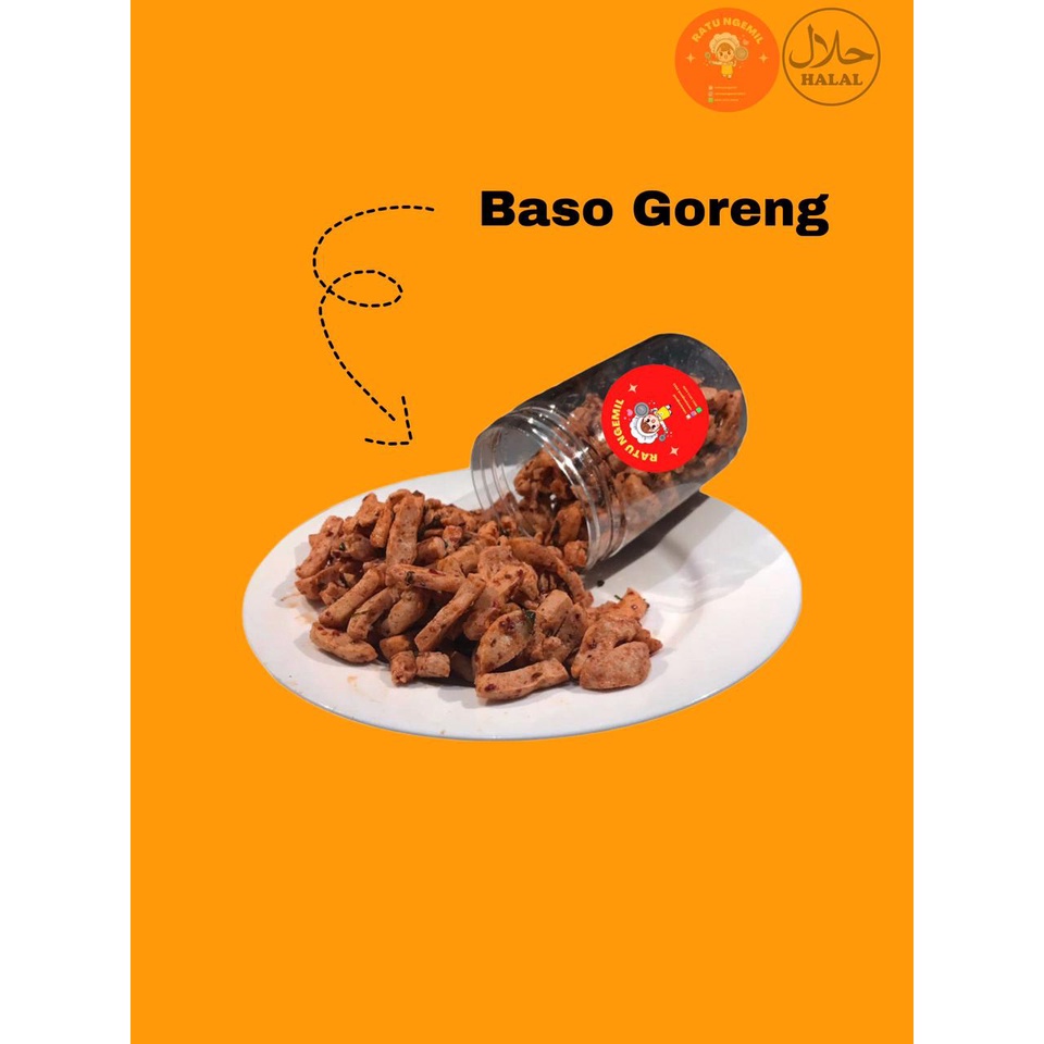 

Basreng Daun Jeruk/Baso Goreng/Original Daun Jeruk/Pedas Daun Jeruk