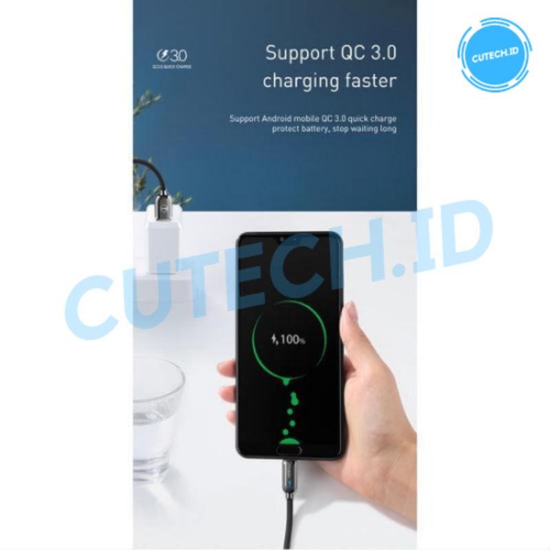 MCDODO KABEL DATA TYPE C FAST CHARGING AUTOMATIC QC 3.0 GEN 2 65W