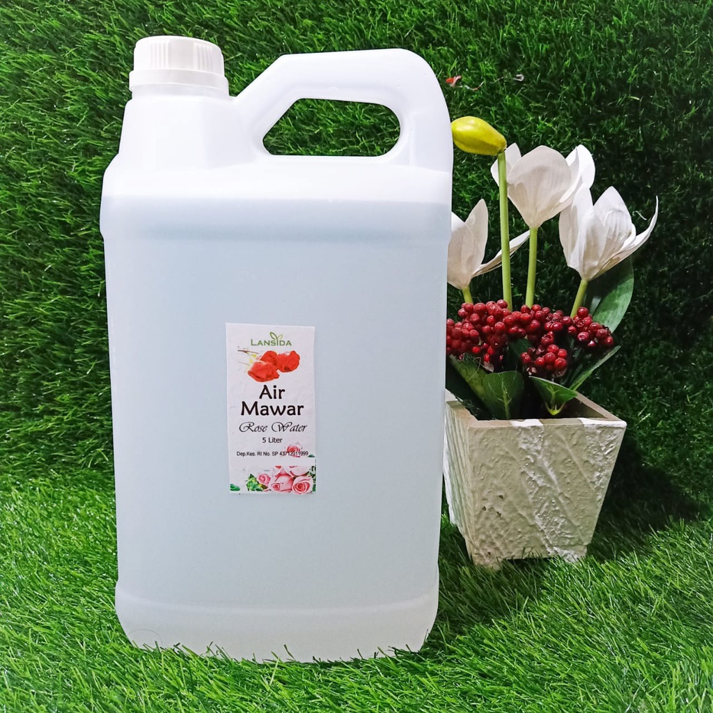 Air Mawar - Hidrosol 5 L / Rose Water / Rosewater Hydrosol