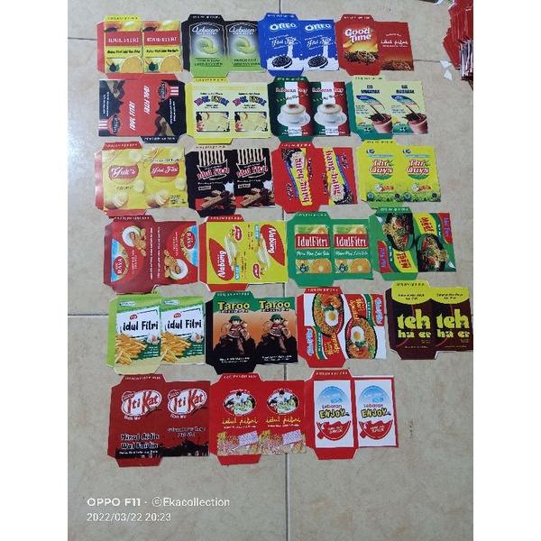 

Amplop lebaran motif Snack uk 5,5x11cm