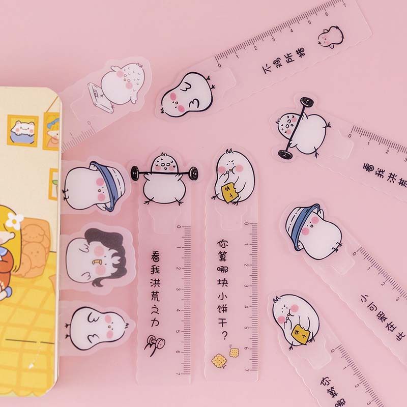 

Pembatas Buku Bookmark Bookclip Ruler Set Motif Lucu Unik Simple Praktis Decor Stationery Serbaguna