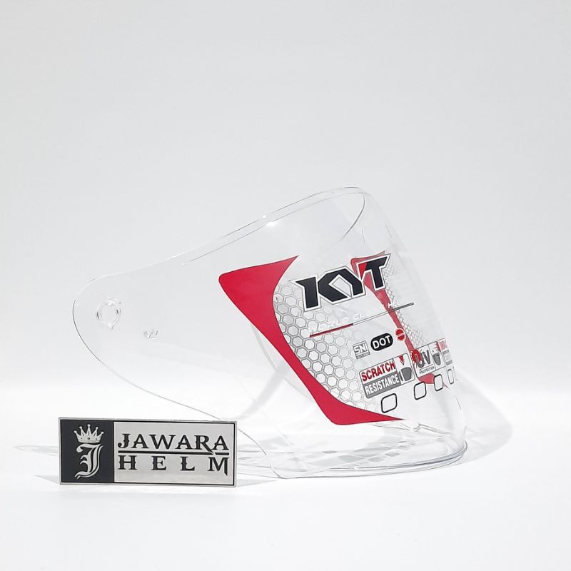 VISOR HELM KACA ORIGINAL HELM KYT KYOTO INK DYNAMIC CLEAR BENING