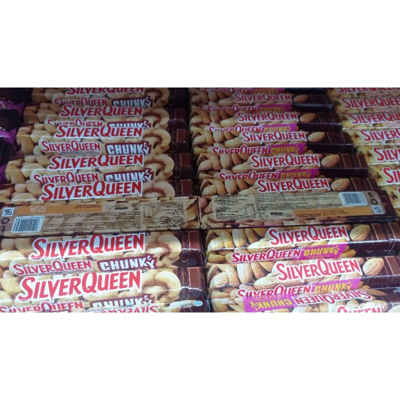 

silverqueen cashew dan almond 95gr