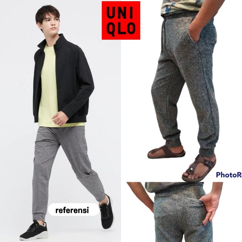 Celana Jogger pria UNIQLO**Sherpa