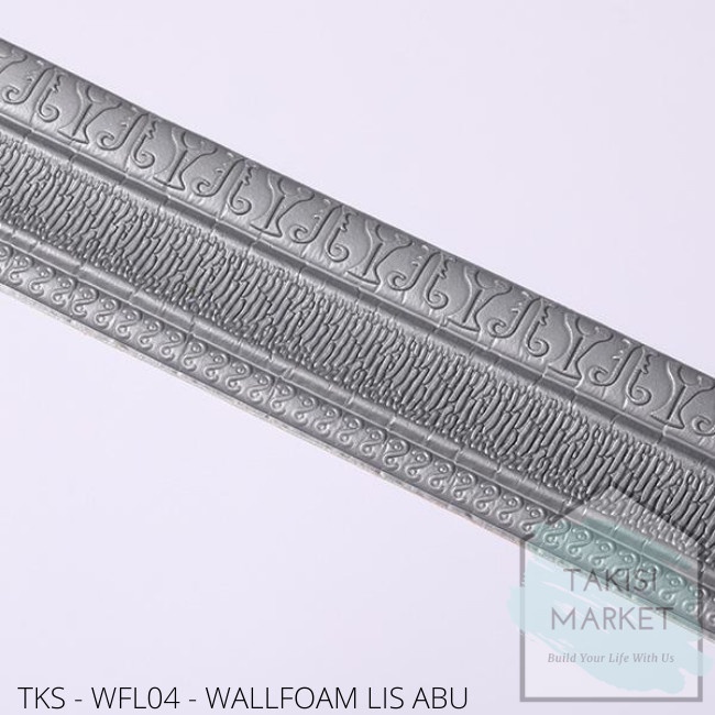 TKS - WFL004 - Wallfoam Lis Abu Dinding Rumah - Dekorasi Rumah