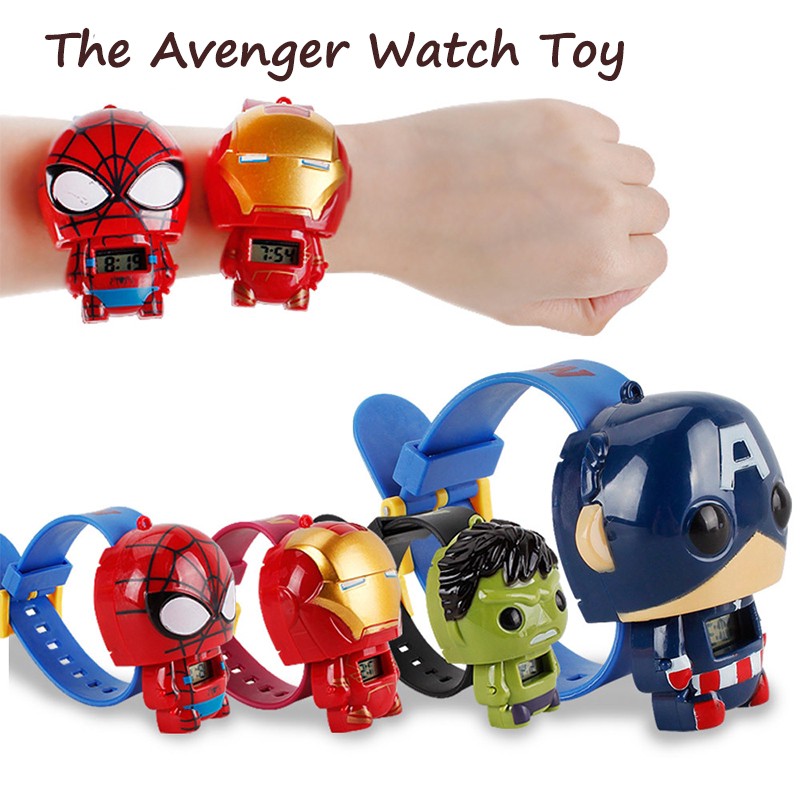 Jam Tangan Anak Ironman Superhero Batman Avengers Jam Anak 