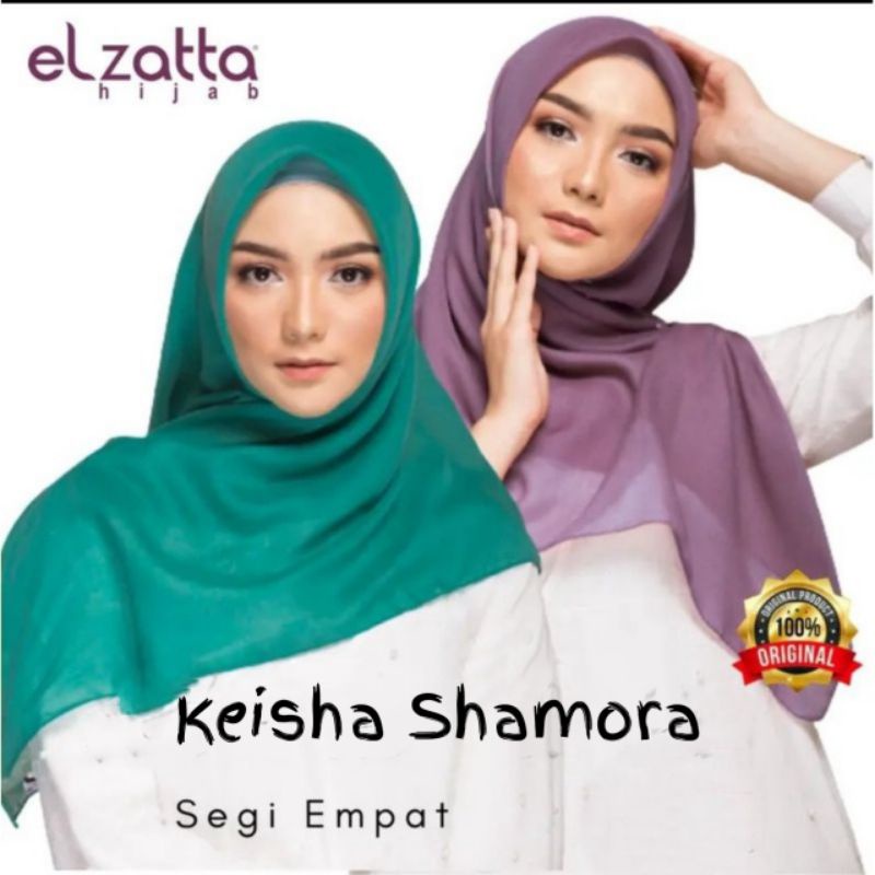 Kerudung Segi Empat Polos Tosca Keisha Sadia Elzatta Pollycotton Jilbab Segiempat Hijab Krudung