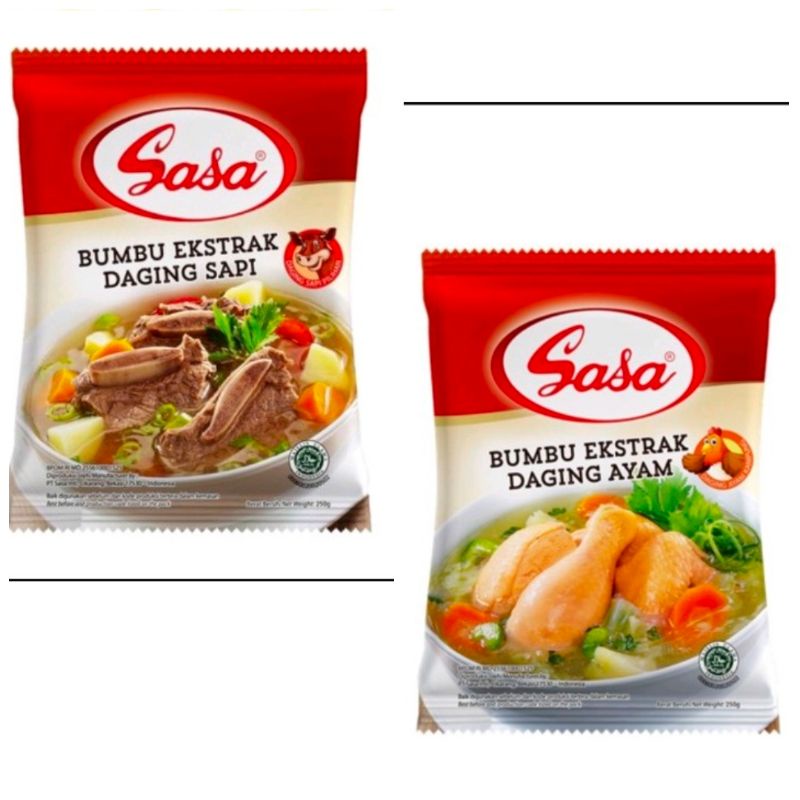 

SASA Bumbu Ekstrak Daging Sapi dan Ayam 250gr