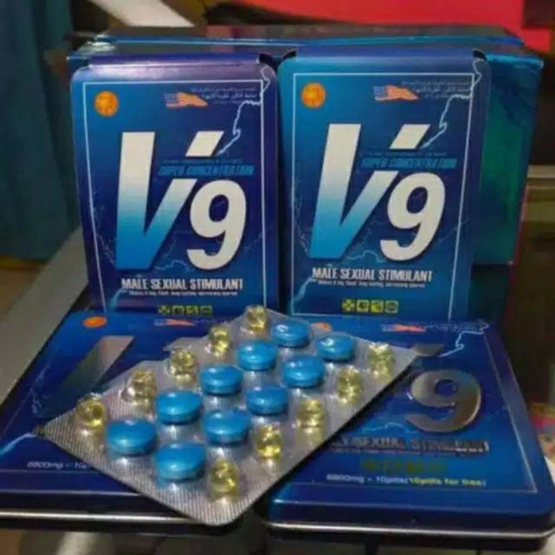 PENAMBAH STAMINA PRIA OBAT V9 KUAT TAHAN LAMA PATEN