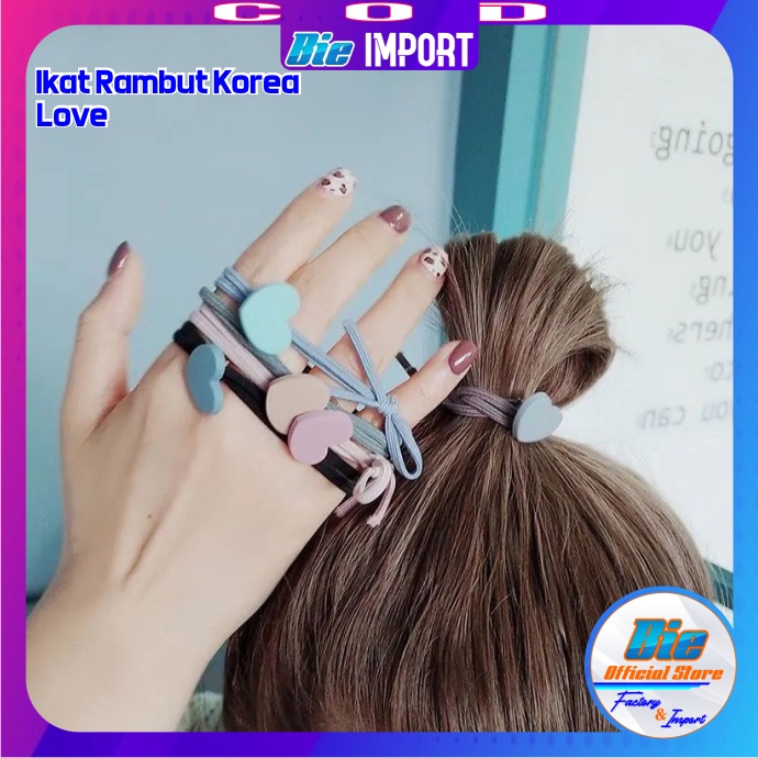 Ikat Rambut Korea 2 Layer Impor Korean Style Best Seller