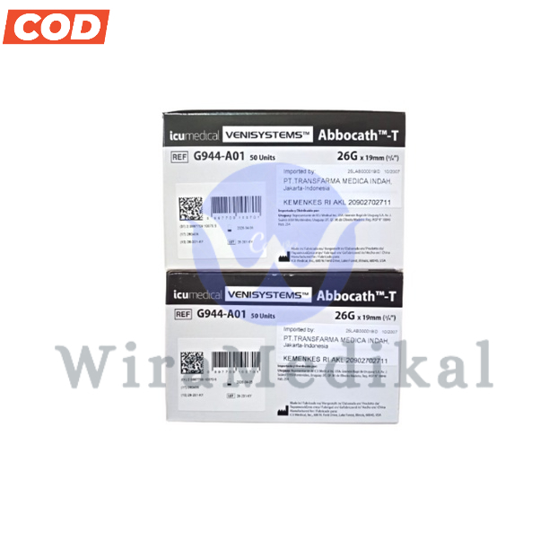 Abbocath 26G Venisystem / I.V Catheter 26G Abbocath Venisystem Per Box