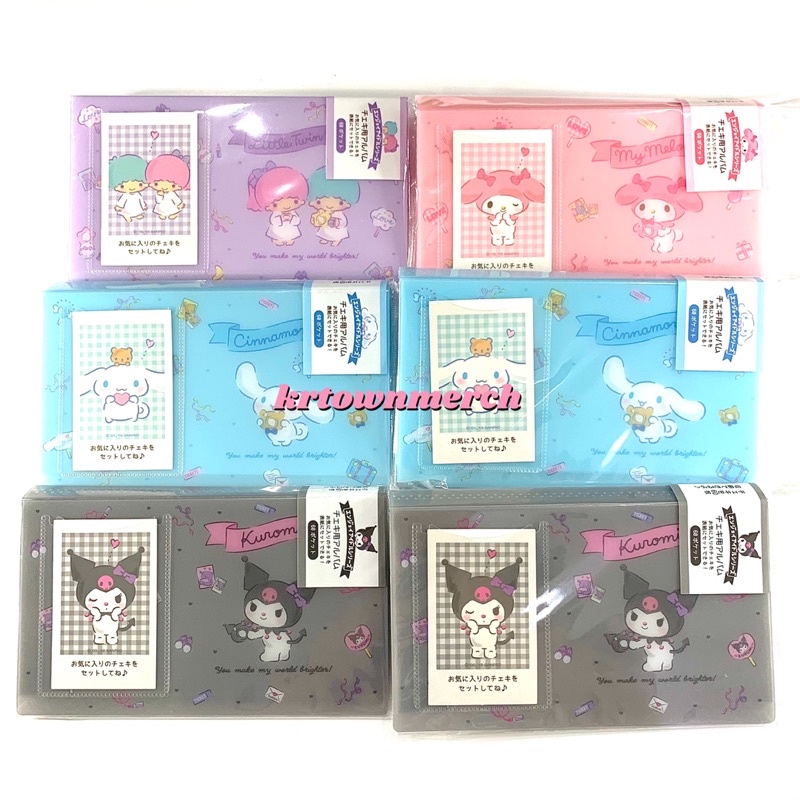 [READY] SANRIO JAPAN | Collect Book 3p Kuromi / Cinnamonroll / My Melody / Little Twin Star Binder P