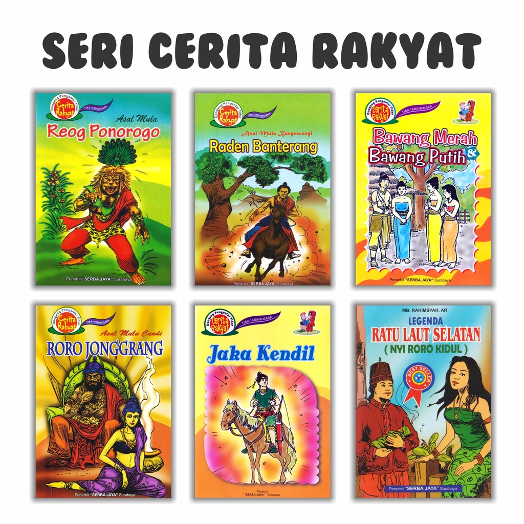 Jual Buku Cerita Anak Bergambar / Cerita Rakyat Banyuwangi Roro