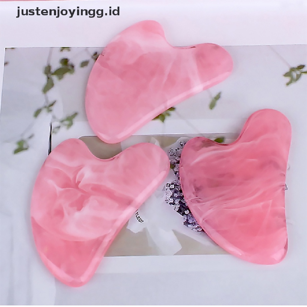 (justenjoyingg.id) Alat Pijat Gua Sha Bahan Resin Untuk Wajah