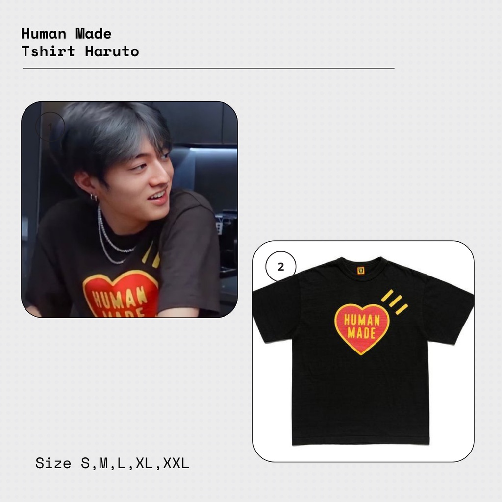 Kaos Haruto Treasure Human Made