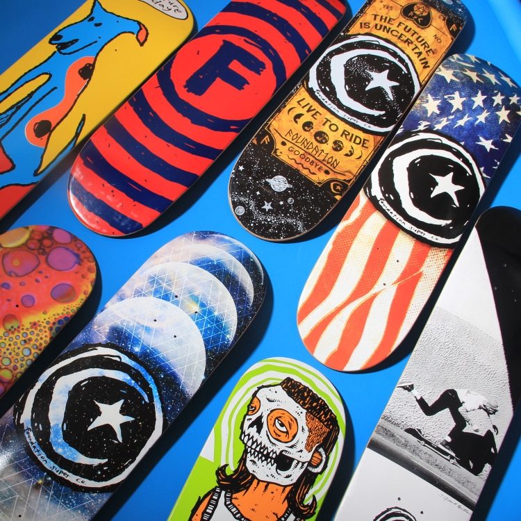 Foundation GZUCK deck skateboard 4 Roda diy Untuk Dewasa