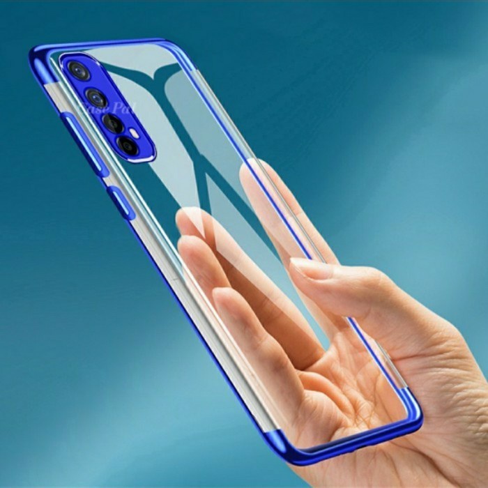 Shining Chrome Tpu Case Clear Silicone Case Realme 7 Realme C17 7I