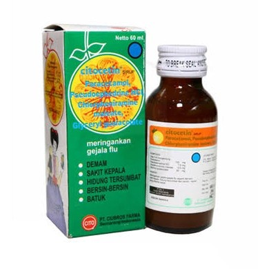 CITOCETIN SYRUP 60ML MANJUR