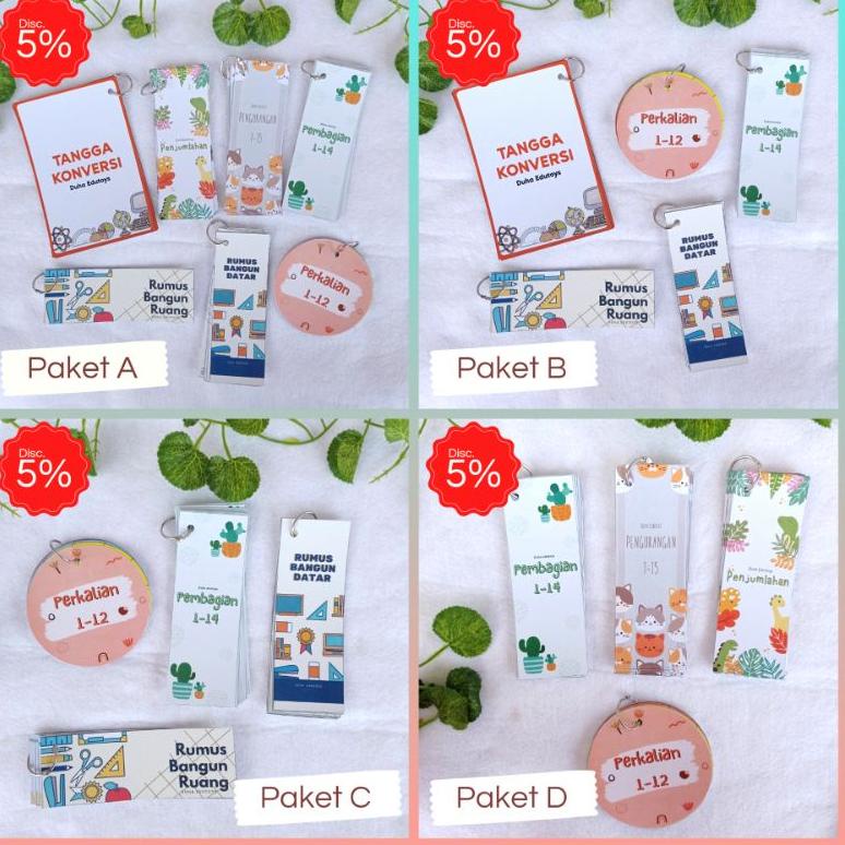 

Terbaru 9.9 PAKET DISKON FLASH CARD MATEMATIKA / TABEL MATEMATIKA DISKON .,..,.,,,,.,