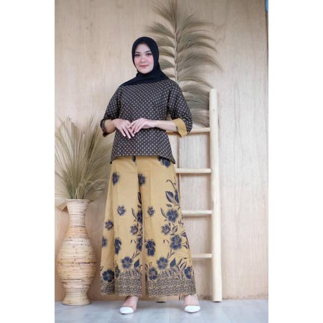 SET BLOUSE CELANA BATIK ALUS