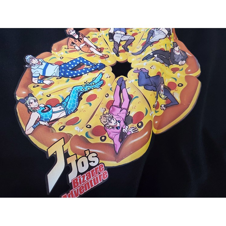 Kaus Motif Print Pizza Sand Master Angle Jojo S Bizarre Adventure Shopee Indonesia