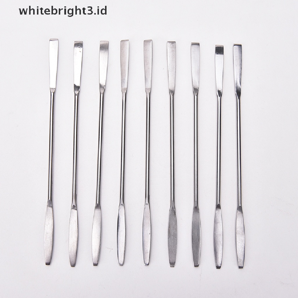 (whitebright3.id) 1pc Spatula Stainless Steel Untuk Makeup / Kosmetik Wanita