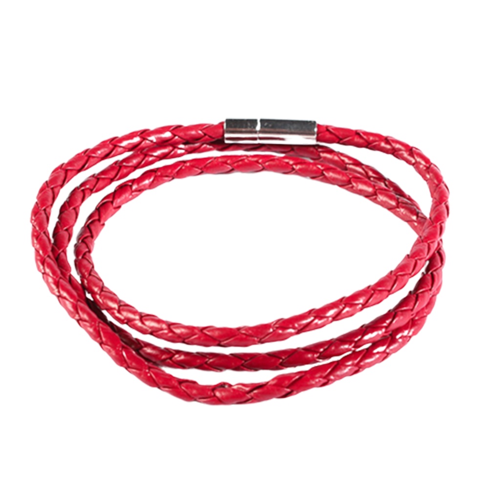 Hu Hu Hu Hu Hu Alat Bantu Pasang Kacamata♡ Gelang Tali Kulit Kepang Dengan Gesper Magnetik Untuk Unisex