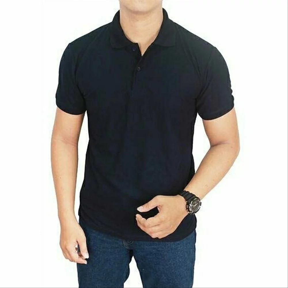 Kaos Polo Bahan Cotton Pique