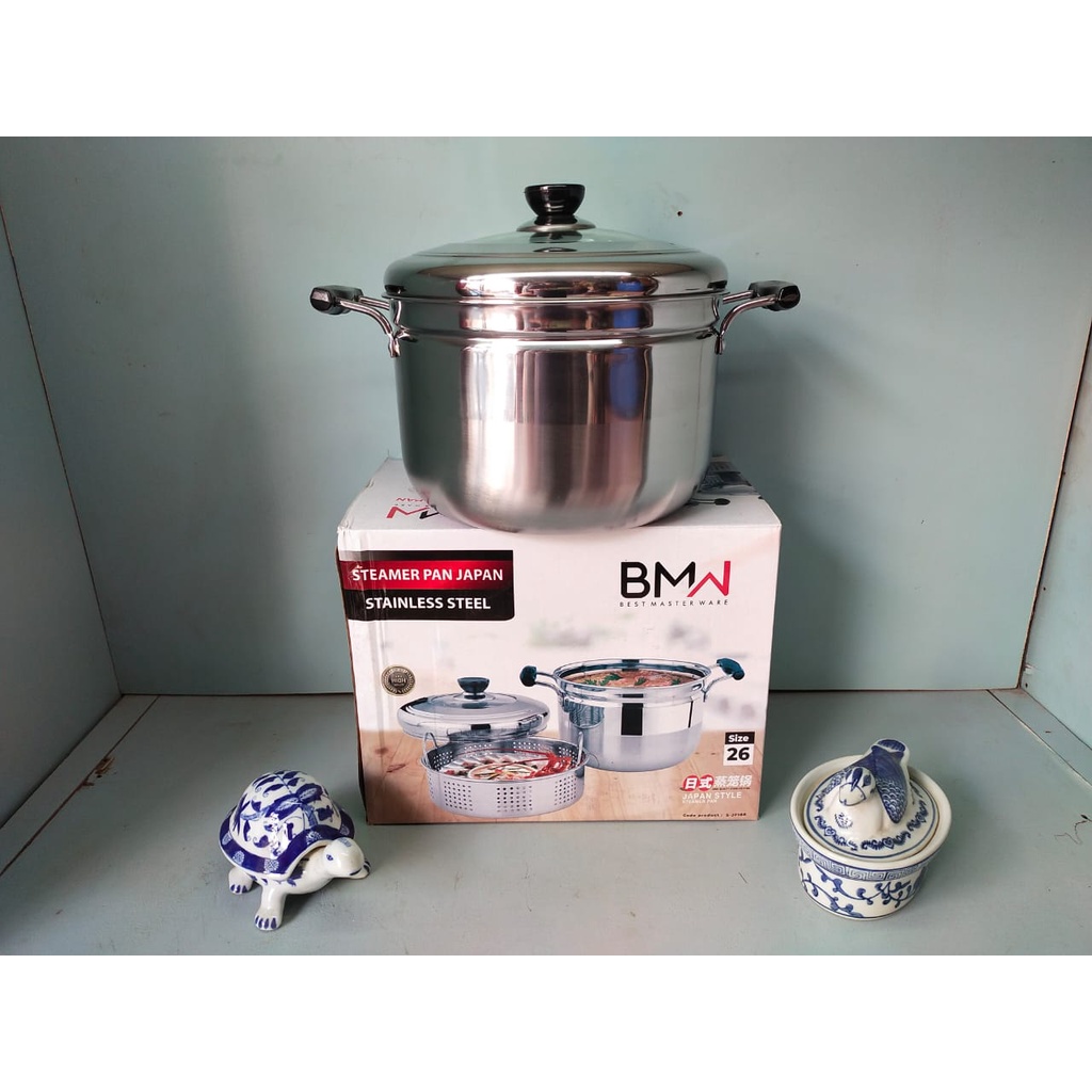 Panci kukus - Steamer Pan - Japan style / BMW / Stainless Steel