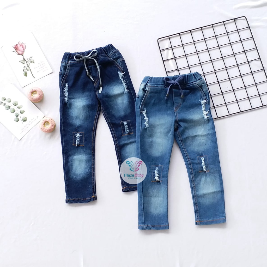 Plazababyku CELANA JEANS ANAK celana jeans anak laki laki model terbaru berkualitas