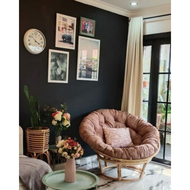 kursi rotan/rotan papasan/kursi rotan papasan/kursi kekinian